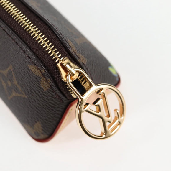 LOUIS VUITTON Monogram Trousse Elizabeth Pen Case GI0907 LV Auth 138966AM