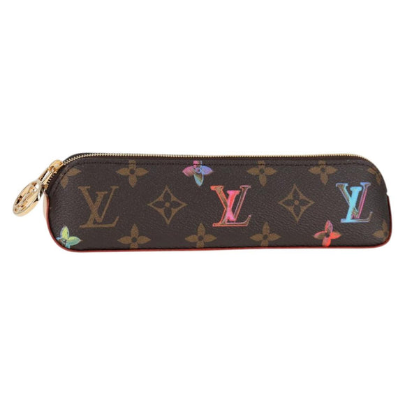 LOUIS VUITTON Monogram Trousse Elizabeth Pen Case GI0907 LV Auth 138966AM