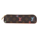 LOUIS VUITTON Monogram Trousse Elizabeth Pen Case GI0907 LV Auth 138966AM-13