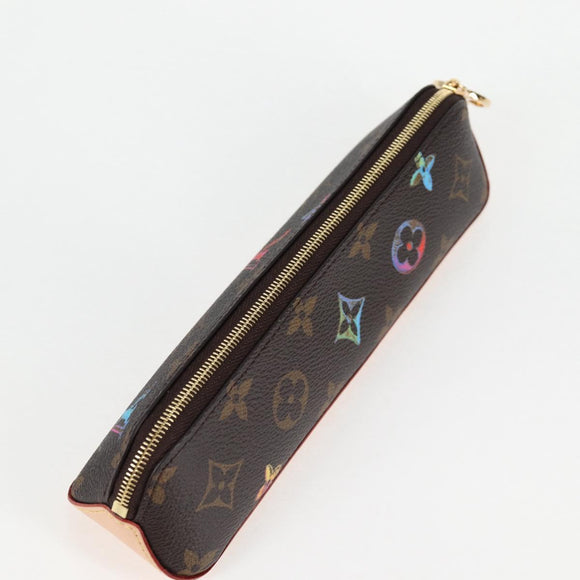 LOUIS VUITTON Monogram Trousse Elizabeth Pen Case GI0907 LV Auth 138966AM