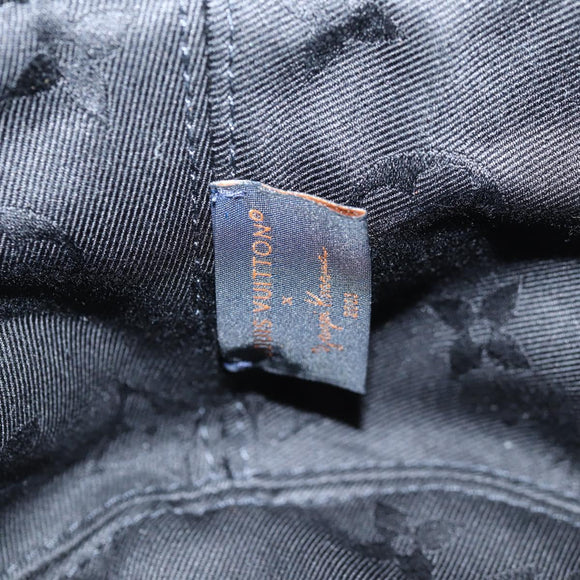 LOUIS VUITTON LVxYK Reversible Chapeau Infinity Hat Black M7072S Auth 138968AM