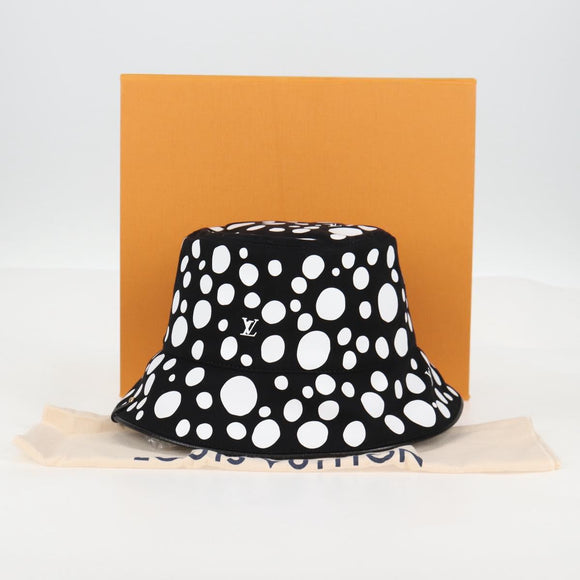 LOUIS VUITTON LVxYK Reversible Chapeau Infinity Hat Black M7072S Auth 138968AM