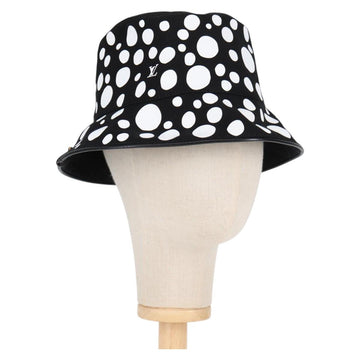 LOUIS VUITTON LVxYK Reversible Chapeau Infinity Hat Black M7072S Auth 138968AM