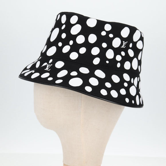 LOUIS VUITTON LVxYK Reversible Chapeau Infinity Hat Black M7072S Auth 138968AM