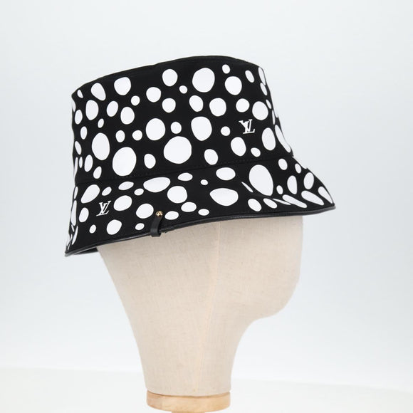 LOUIS VUITTON LVxYK Reversible Chapeau Infinity Hat Black M7072S Auth 138968AM