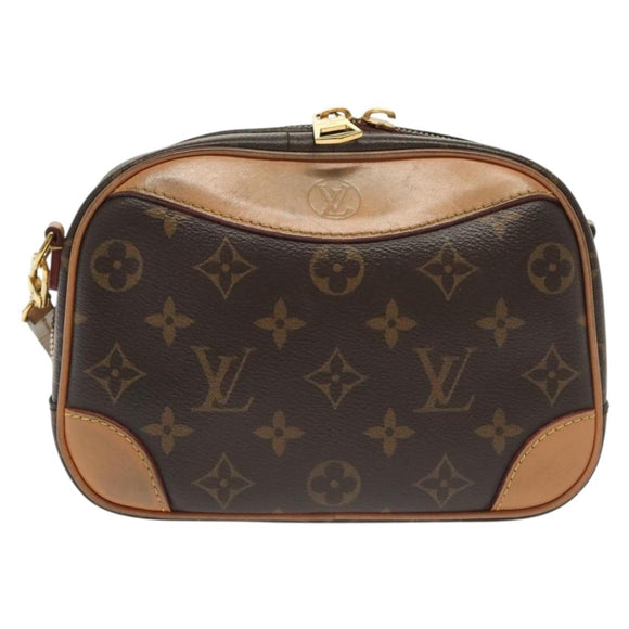 LOUIS VUITTON Monogram Deauville MINI Shoulder Bag M45528 LV Auth 138969