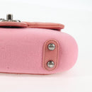 CHANEL Matelasse Chain Shoulder Bag Leather Pink CC Auth 138985A-15