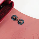 CHANEL Matelasse Chain Shoulder Bag Leather Pink CC Auth 138985A-22