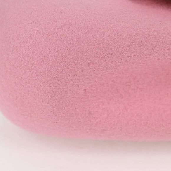 CHANEL Matelasse Chain Shoulder Bag Leather Pink CC Auth 138985A