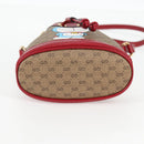 GUCCI Micro GG Supreme Doraemon Collaboration Bag PVC Beige 647801 Auth 138992SAM-5