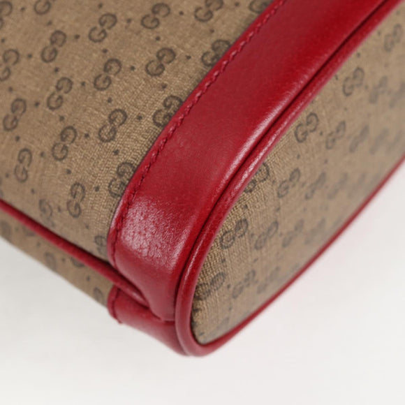 GUCCI Micro GG Supreme Doraemon Collaboration Bag PVC Beige 647801 Auth 138992SAM
