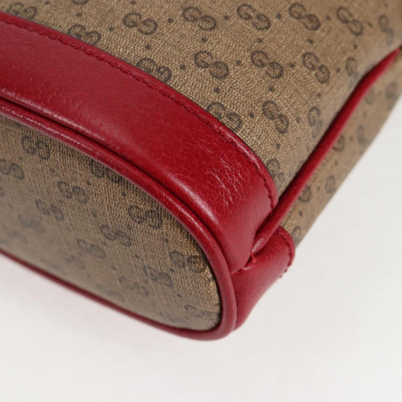 GUCCI Micro GG Supreme Doraemon Collaboration Bag PVC Beige 647801 Auth 138992A