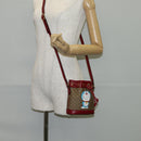 GUCCI Micro GG Supreme Doraemon Collaboration Bag PVC Beige 647801 Auth 138992SAM-22