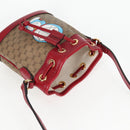 GUCCI Micro GG Supreme Doraemon Collaboration Bag PVC Beige 647801 Auth 138992A-6
