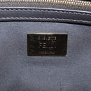 FENDI Zucca Canvas Mamma bucket Shoulder Bag Sequin 2way Brown Gold Auth 138993A-20