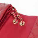 CHANEL Matelasse Chain Shoulder Bag Enamel Pink Gold CC Auth 138996A-18