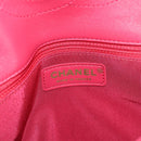 CHANEL Matelasse Chain Shoulder Bag Enamel Pink Gold CC Auth 138996SAM-23