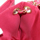 CHANEL Matelasse Chain Shoulder Bag Enamel Pink Gold CC Auth 138996SAM-26