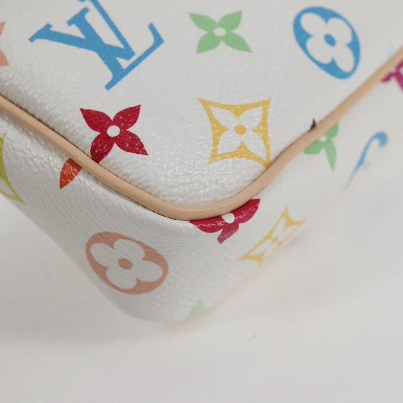 LOUIS VUITTON Monogram Multicolor LV × TM Pochette Pouch M13404 Auth 138997S