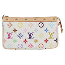 LOUIS VUITTON Monogram Multicolor LV × TM Pochette Pouch M13404 Auth 138997S-13