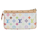 LOUIS VUITTON Monogram Multicolor LV × TM Pochette Pouch M13404 Auth 138997S-2