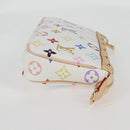 LOUIS VUITTON Monogram Multicolor LV × TM Pochette Pouch M13404 Auth 138997S-4