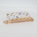 LOUIS VUITTON Monogram Multicolor LV × TM Pochette Pouch M13404 Auth 138997S-5
