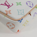LOUIS VUITTON Monogram Multicolor LV × TM Pochette Pouch M13404 Auth 138997S-7