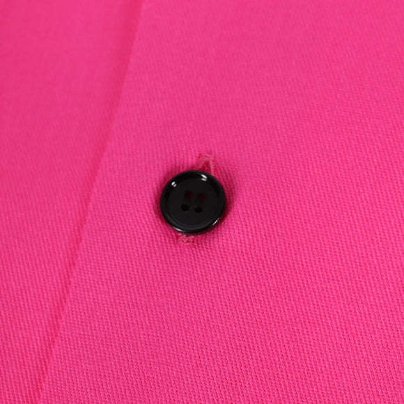 CELINE Short Sleeved T Shirt Rayon Pink Auth 138998