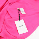 CELINE Short Sleeved T Shirt Rayon Pink Auth 138998-13