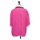 CELINE Short Sleeved T Shirt Rayon Pink Auth 138998-2
