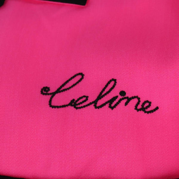 CELINE Short Sleeved T Shirt Rayon Pink Auth 138998