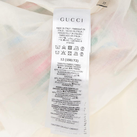 GUCCI Pne Piece Cotton Multicolor Auth 138999