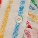 GUCCI Pne Piece Cotton Multicolor Auth 138999-7