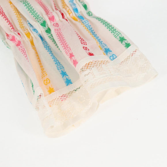 GUCCI Pne Piece Cotton Multicolor Auth 138999