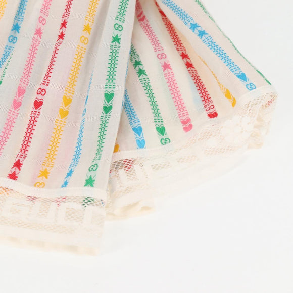 GUCCI Pne Piece Cotton Multicolor Auth 138999