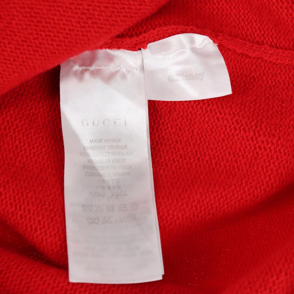 GUCCI Disney Collaboration Knitted Fabrics Tops Wool XL Red Auth 139000