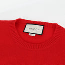 GUCCI Disney Collaboration Knitted Fabrics Tops Wool XL Red Auth 139000-5