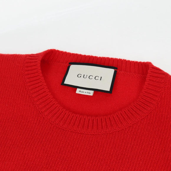 GUCCI Disney Collaboration Knitted Fabrics Tops Wool XL Red Auth 139000