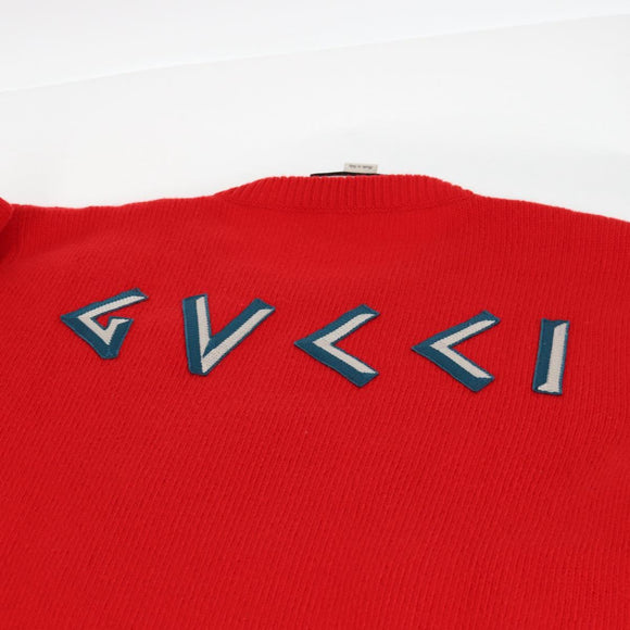 GUCCI Disney Collaboration Knitted Fabrics Tops Wool XL Red Auth 139000