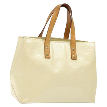LOUIS VUITTON Monogram Vernis Reade PM Hand Bag Perle M91336 LV Auth 139003