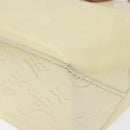 LOUIS VUITTON Monogram Vernis Reade PM Hand Bag Perle M91336 LV Auth 139003-9