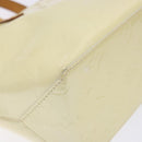 LOUIS VUITTON Monogram Vernis Reade PM Hand Bag Perle M91336 LV Auth 139003-14