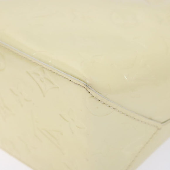 LOUIS VUITTON Monogram Vernis Reade PM Hand Bag Perle M91336 LV Auth 139003