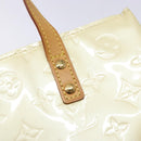 LOUIS VUITTON Monogram Vernis Reade PM Hand Bag Perle M91336 LV Auth 139003-10