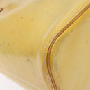 LOUIS VUITTON Monogram Vernis Houston Hand Bag Gris M91053 LV Auth 139004-14