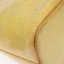 LOUIS VUITTON Monogram Vernis Houston Hand Bag Gris M91053 LV Auth 139004-16