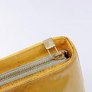 LOUIS VUITTON Monogram Vernis Houston Hand Bag Gris M91053 LV Auth 139004-18