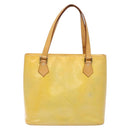 LOUIS VUITTON Monogram Vernis Houston Hand Bag Gris M91053 LV Auth 139004-13