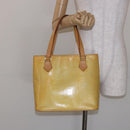 LOUIS VUITTON Monogram Vernis Houston Hand Bag Gris M91053 LV Auth 139004-24